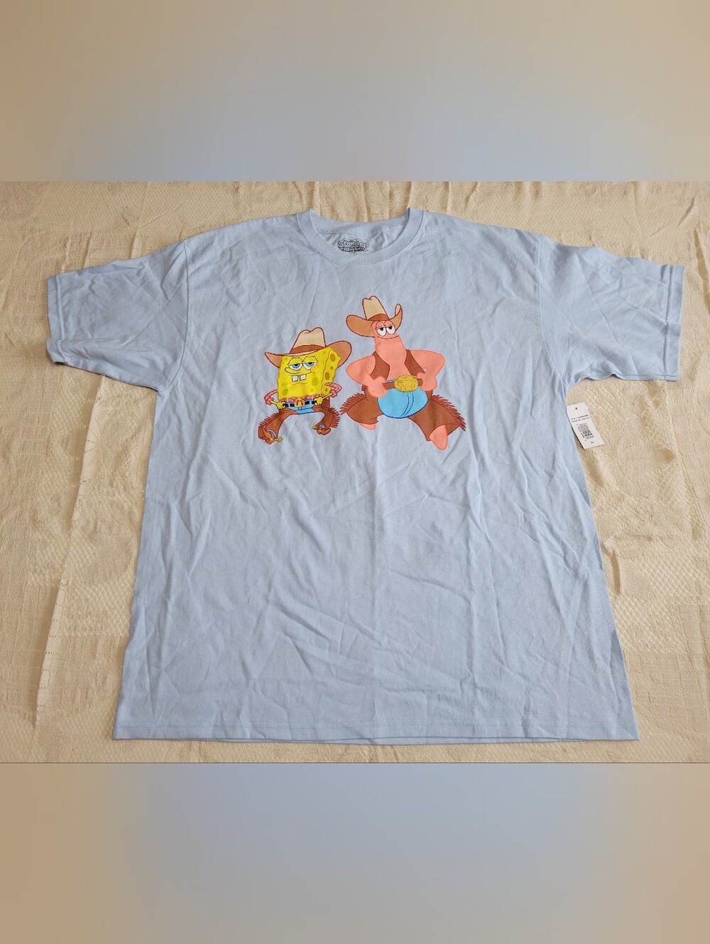 New With Tags SpongeBob And Patrick Cowboys Western T-shirt